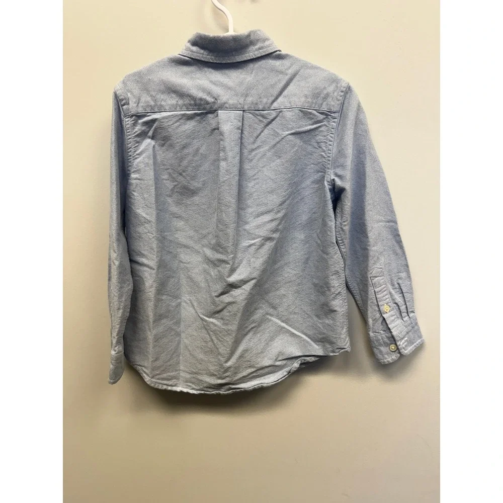 Ralph Lauren Kids Blue Oxford Button Down Shirt Long Sleeve Size 5 Pony Logo